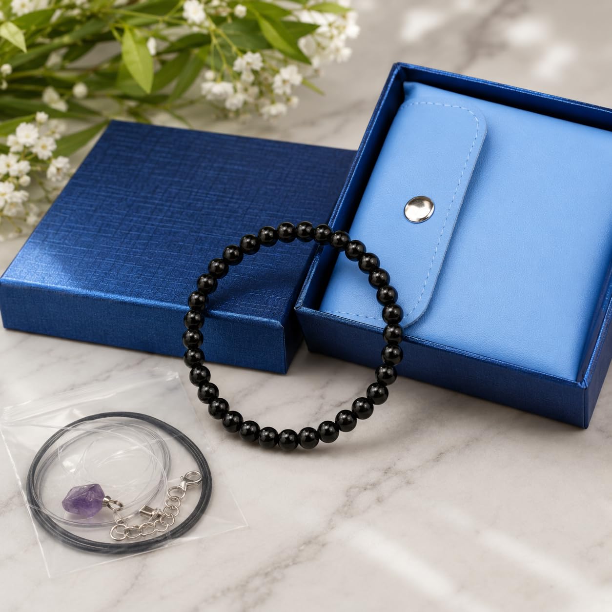 Natural Handmade Healing Chakra Bracelet - Image 6