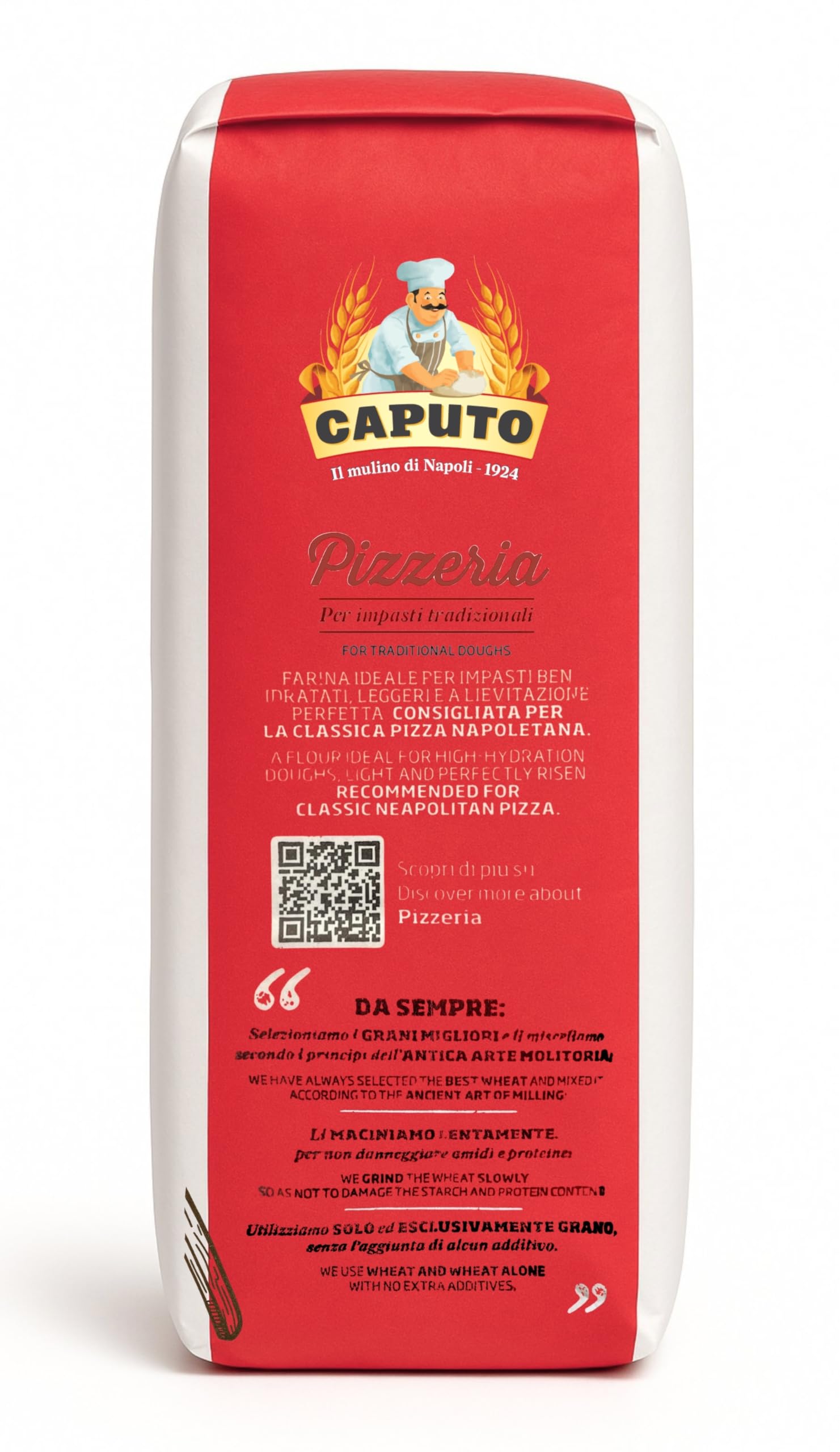 Caputo Pizzeria - Harina Italiana, Para Pizza Napolitana Clásica - Distribuido por Laborawi (2 Kg) — view 4