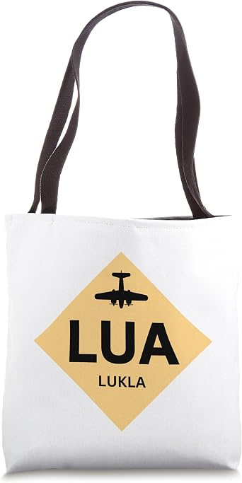 Lukla Airport Sign Nepal Mt Everest Tote Bag