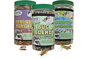Exotic Nutrition Dried Insect Treat Medley for Hedgehogs