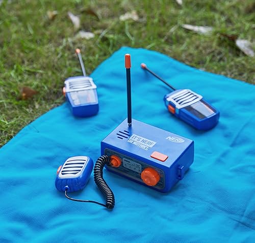 Miniatura 7 de Walkie Talkies - Juego de 3 piezas de estación base de Walkie Talkie para niños y adultos, radio de tres vías de radio larga con control de volumen,