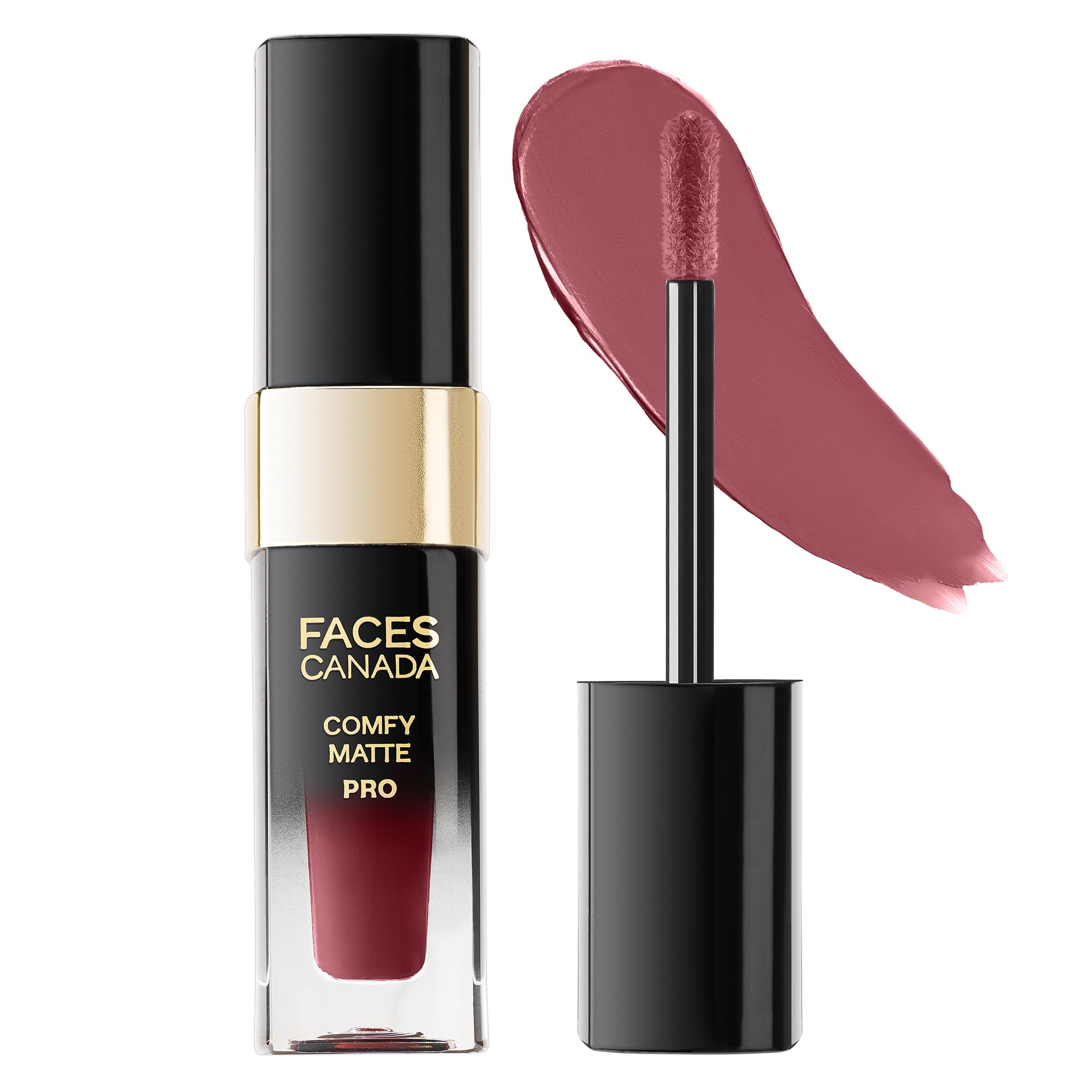 FACES CANADA Comfy Matte Pro Liquid Lipstick - Dazzling 28, 5.5 ml | 10HR Longstay | Intense Color | Macadamia Oil & Olive Butter Infused | Lightweight Super Smooth | No Dryness | No Alcohol-image-43