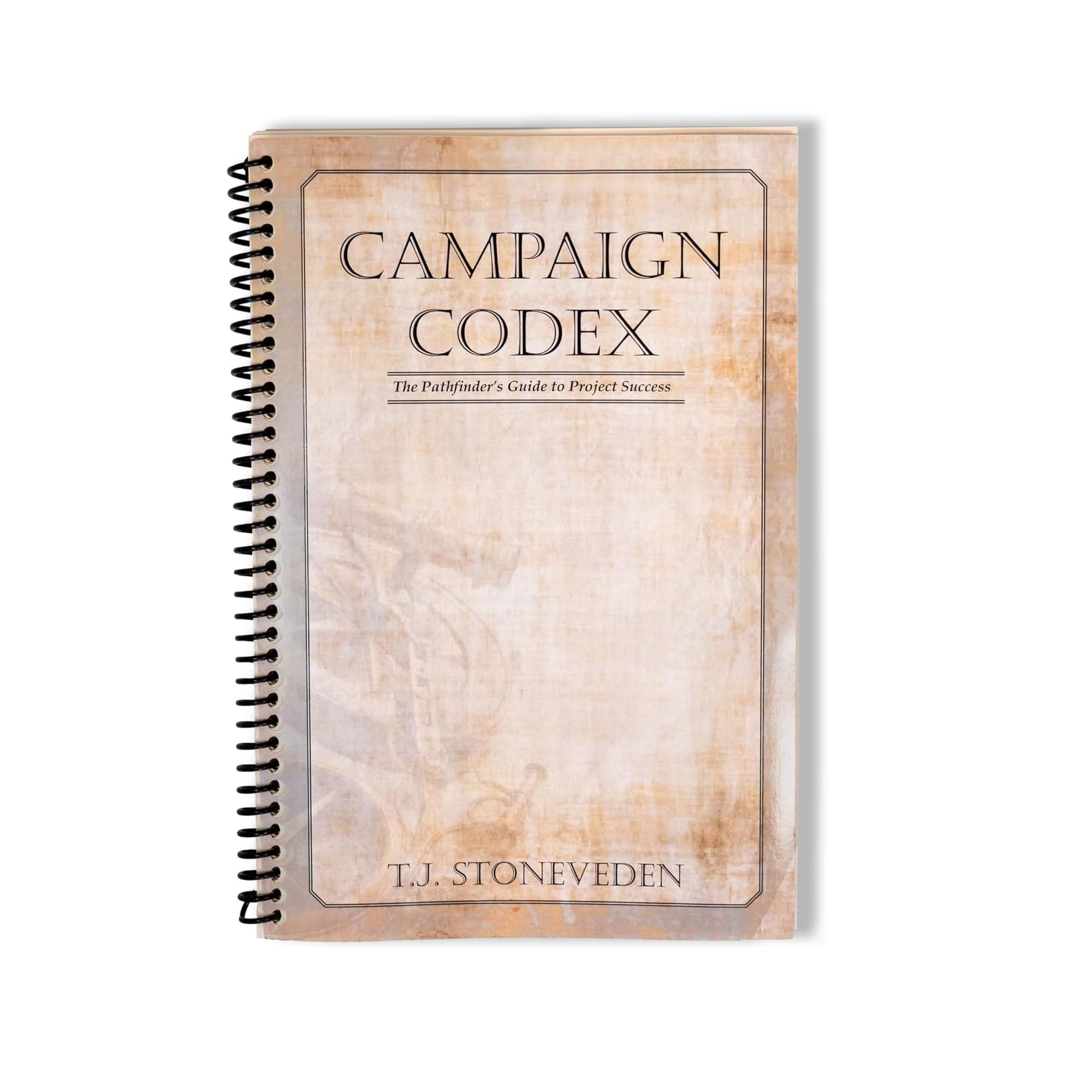 Campaign Codex Project Management Planner - Undated Weekly & Monthly Planner Pad for Work, Goals, & Productivity | Project Planner Notebook with Habit Tracking, To-Do Lists | Planners 2025-2026