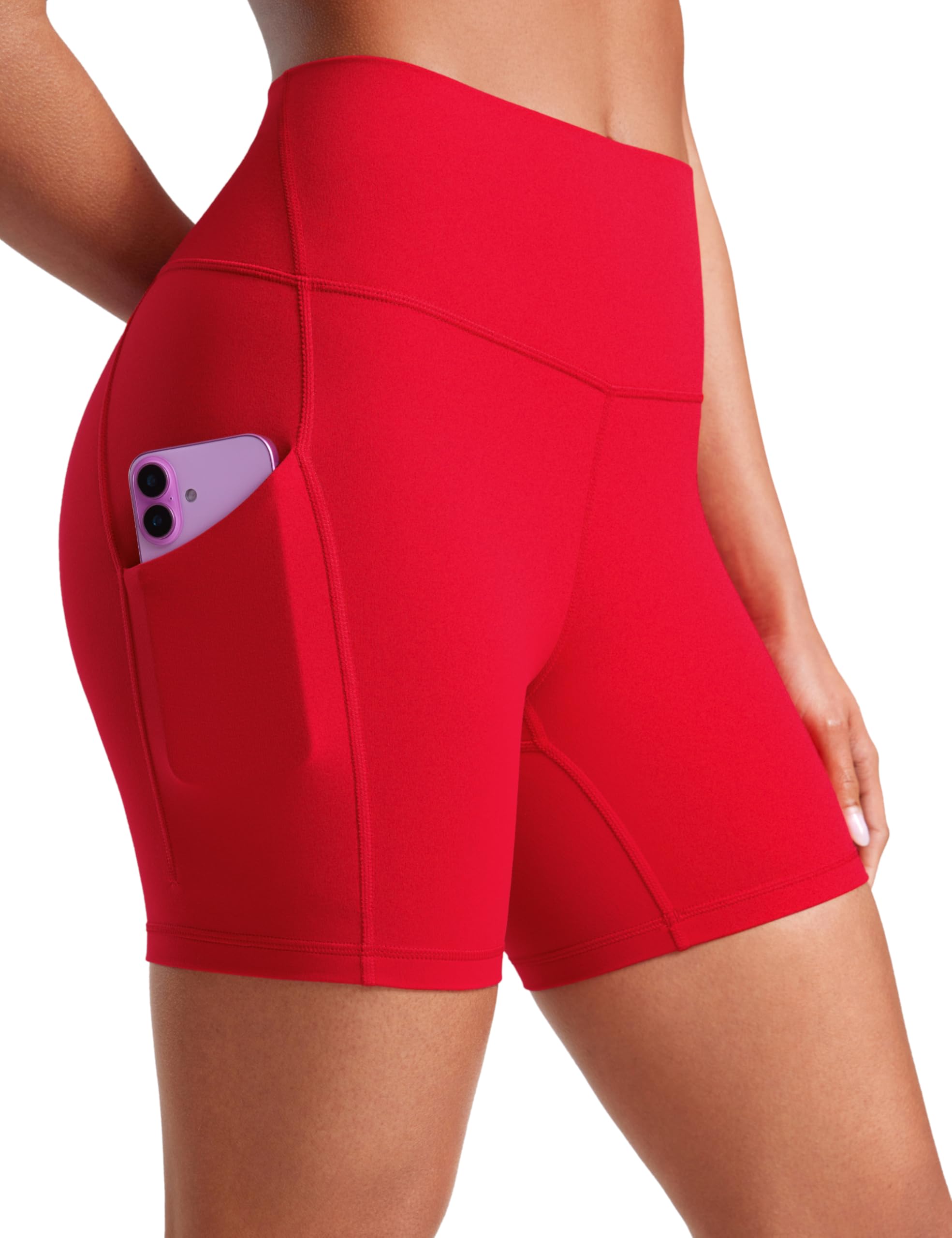 CRZ YOGA Butterluxe Biker Shorts Pockets 5"