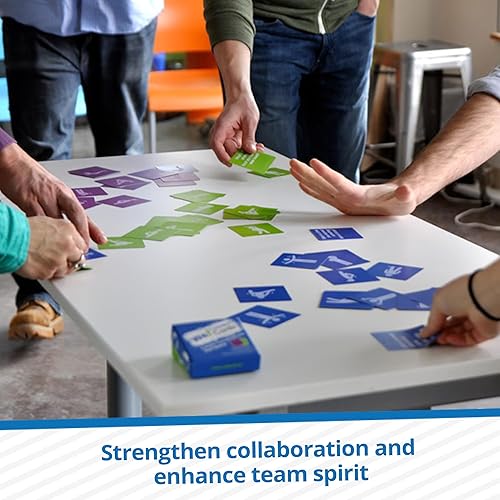 Miniatura 6 de We Connect Cards Preguntas para romper el hielo juegos de construcción de confianza actividades de construcción de equipo iniciadores de