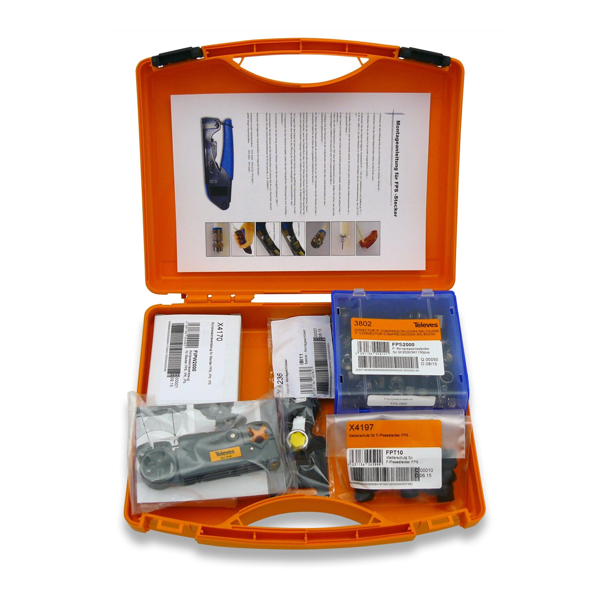 Televes Kompressionsstecker-Set für SK2000 plus PPS2000