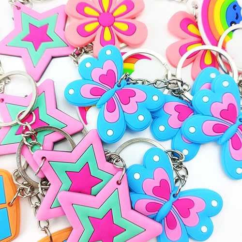 Miniatura 4 de 24 llaveros para fiesta, estilo bohemio, hippie, retro, hippie, arcoíris, margaritas, para baby shower, hippie, margarita, bohemio, decoración