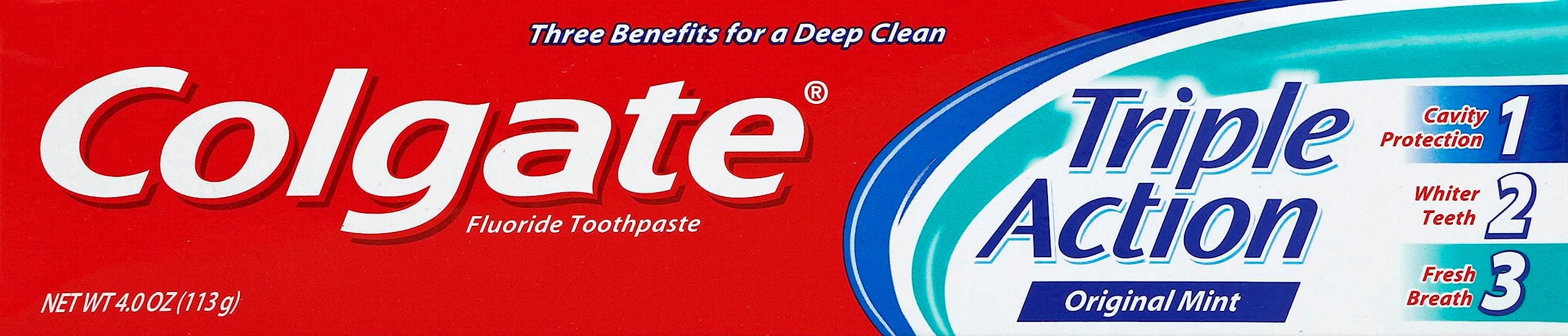 Triple Action Toothpaste, 4 Ounce