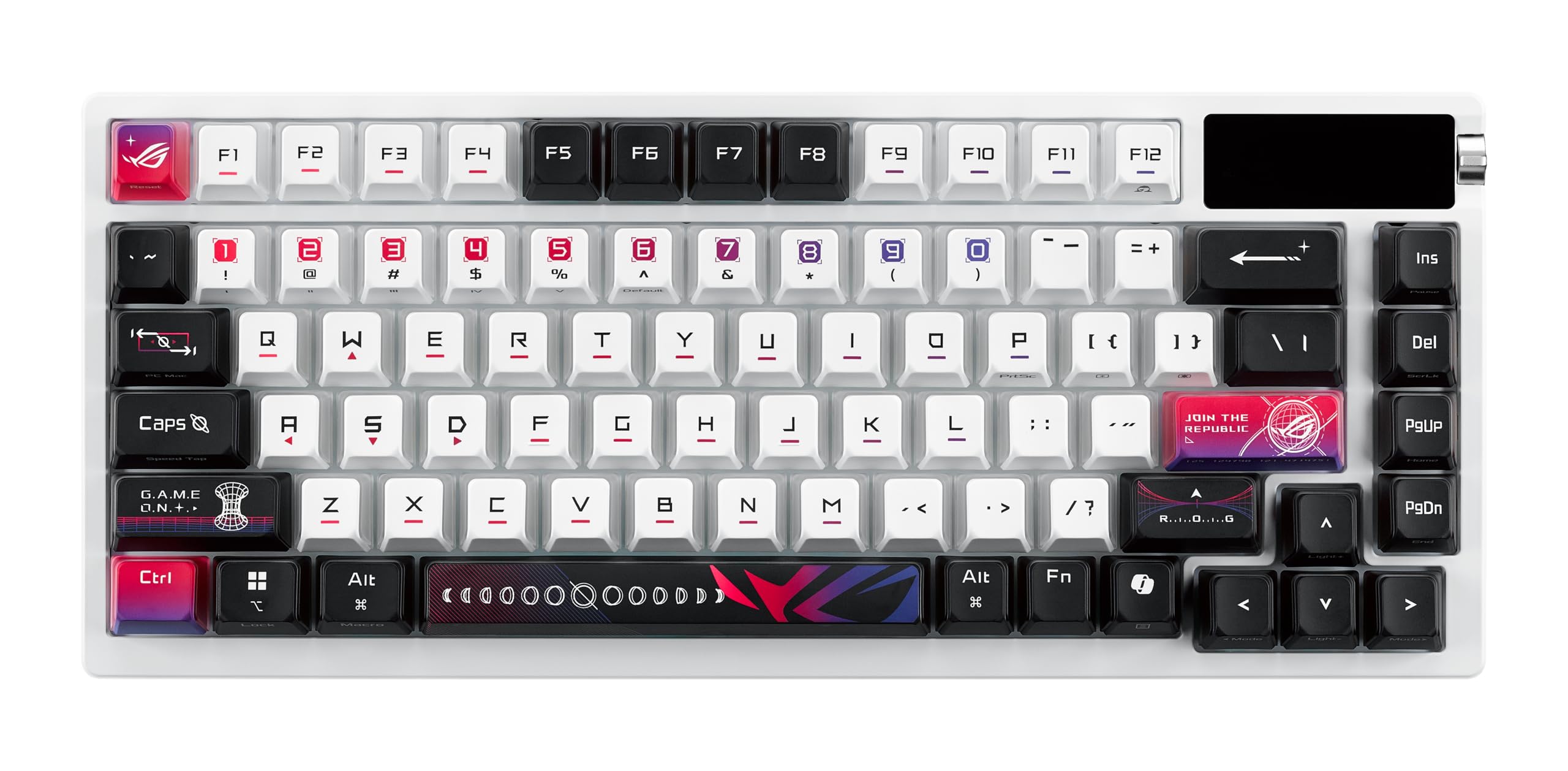 ROG Azoth X 75% Custom Gaming Keyboard with hot-swappable ROG NX