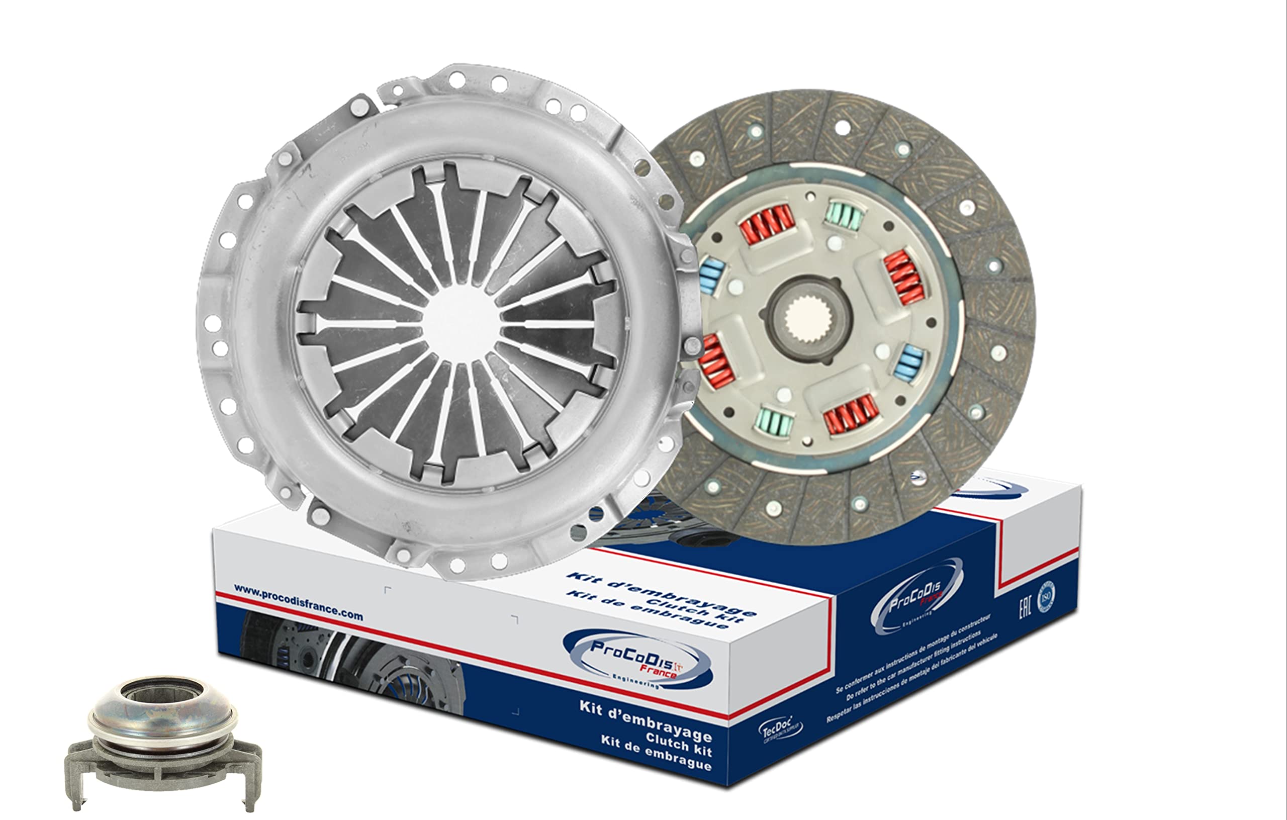 Kit embrayage complet PROCODIS France KTE087 avec mécanisme et disque auto