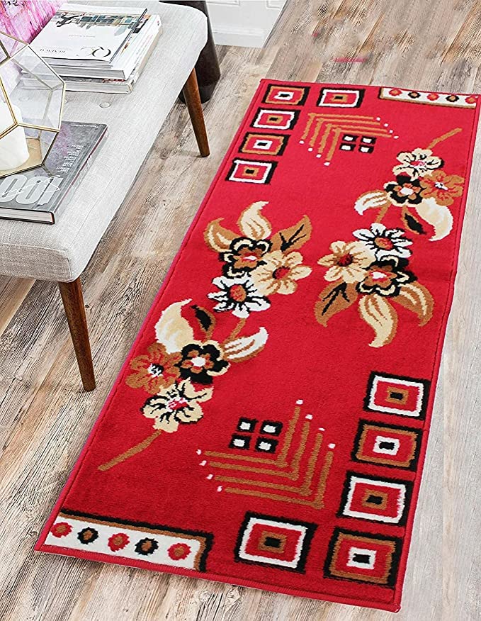 HOME SUPERIOR Rug Runner for Hallway Washable Carpet Floor Mat for