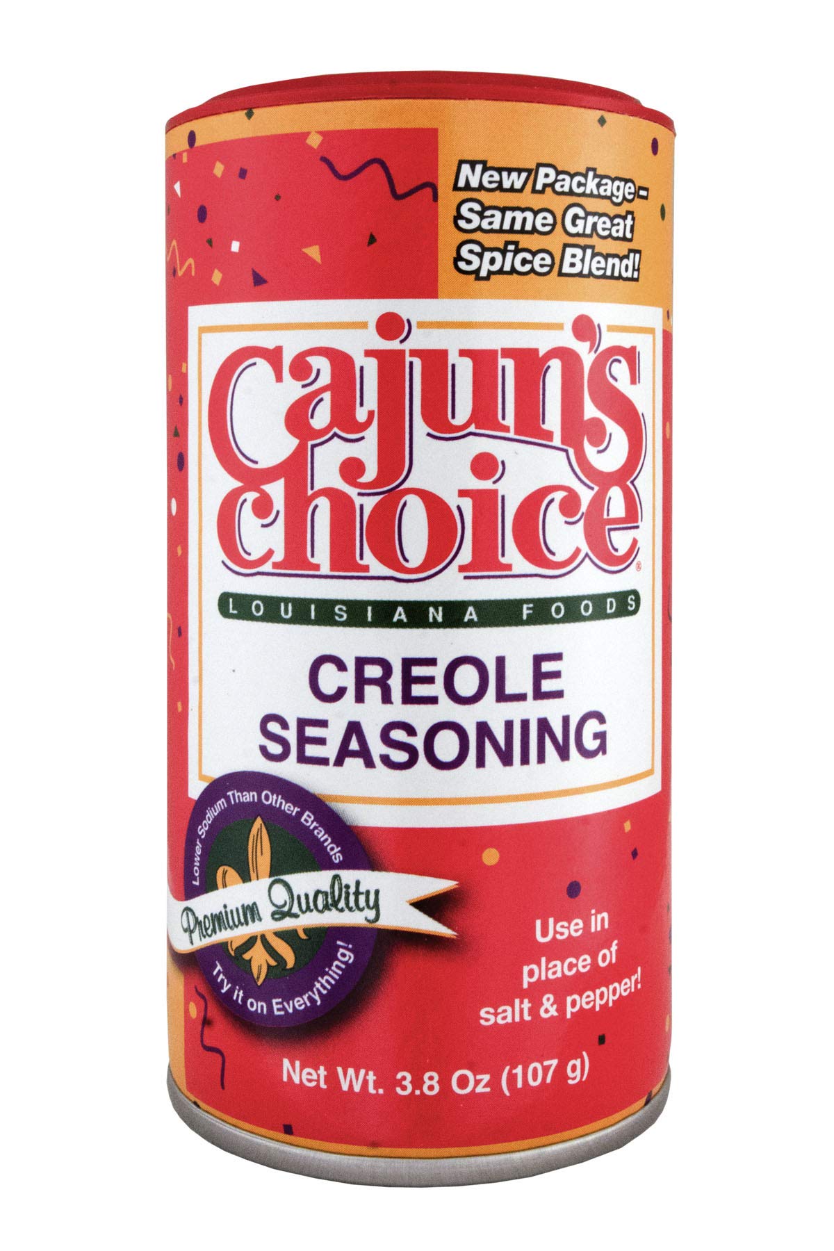 Cajun's Choice Louisiana Foods Creole Seasoning, 3.8 Ounce (Pack of 12)