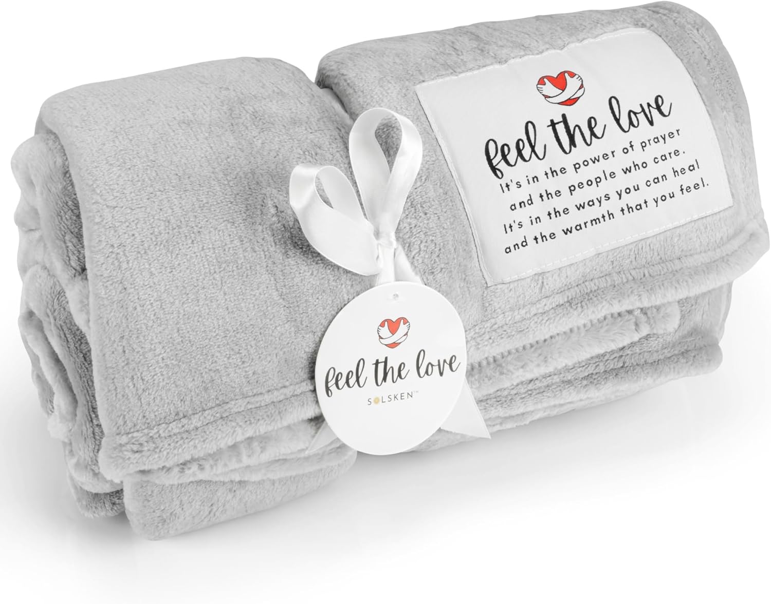 Get Well Blanket – Healing Blanket – Inspirational Blankets for Women/Men – Get Well Soon Gifts – Warm Hugs – Soft Fleece Throw Blanket – Strength – Healing Thoughts (Gray Fleece 50×65) Get Well Blanket – Healing Blanket – Inspirational Blankets for Women/Men – Get Well Soon Gifts – Warm Hugs – Soft Fleece Throw Blanket – Strength – Healing Thoughts (Gray Fleece 50×65)