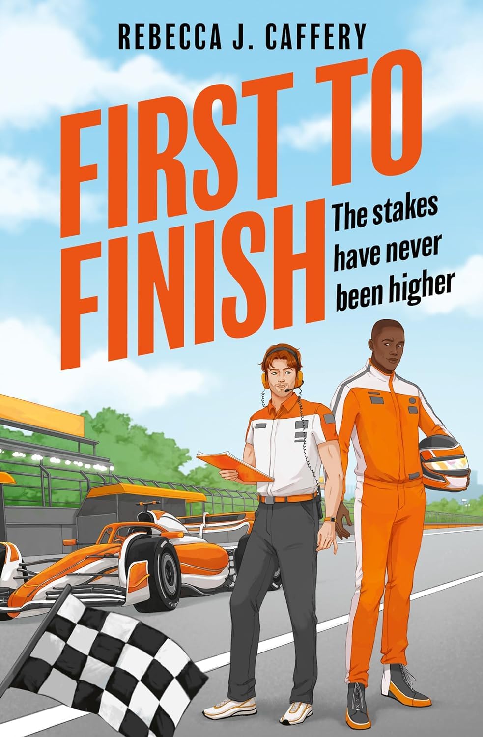 Pole Position Series 2 Books Set By Rebecca J. Caffery (First to Finish & Pole Position)