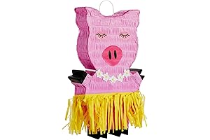 Tropical Paradise Birthday Celebration with Pig Pinata Hawaiian Luau Party