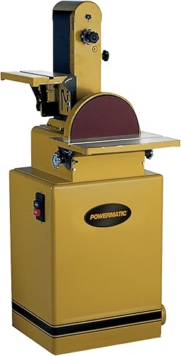 Powermatic Correa de 31A, 6" x 48" y lijadora de disco de 12", 2 HP, 3Ph 230460V (1791292K)