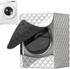 Washer Dryer Combination Covers - Insulated UV Resistant Protective Durable Cover For Front Loader, Waterproof Wax Shield With Simple Fitting Design | Perfect Top Load Appliances Home Outdoor Bathroom
