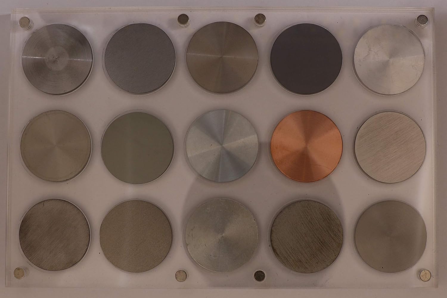 Empty Acrylic Display Case - Holds 15 Discs or Coins