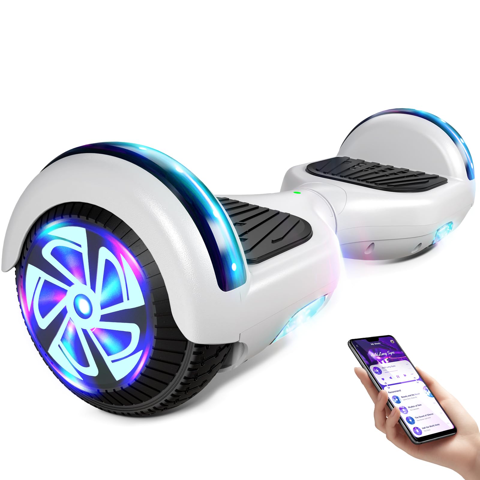 CBD Scooter with Corlorful LED Lights,6.5