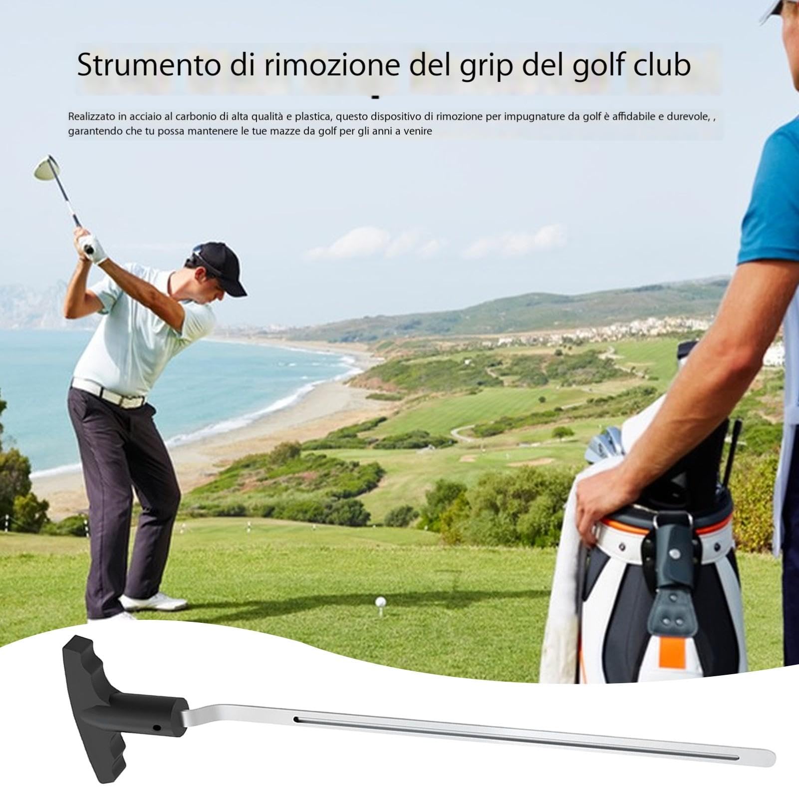 Golf Grip Remover, Grip Removal Tool, Golf Grip Saver, V- Grip Remover Grip Installation Tool Golf Grip Tool Golf Grip Replacement V- Tool Grip Removal Aid Golf Tool Remover
