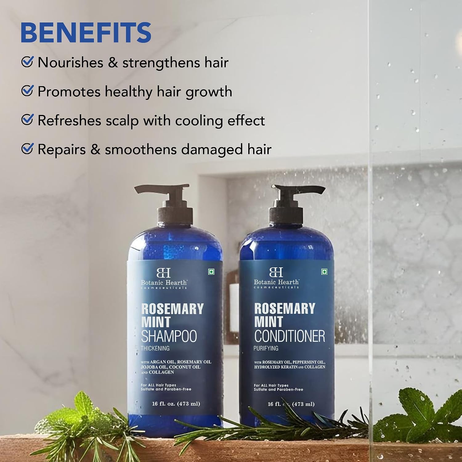 Botanic Hearth Shampoo and Conditioner Set