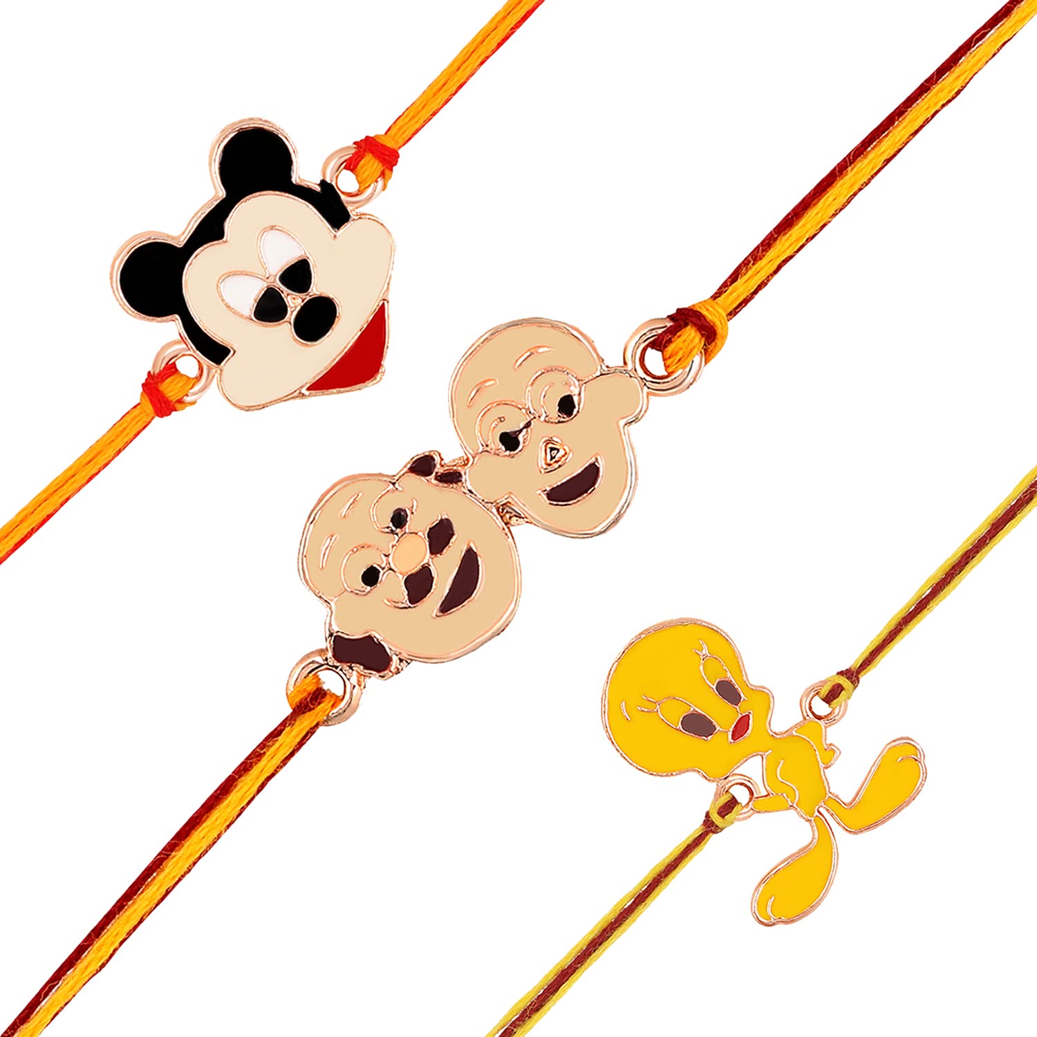 Mahi Combo of 3 Popular Trendy multicolor Cartoon Kids Rakhi with Meena Work (RCO1105333Z) (B0B465FF2R) Amazon Price History, Amazon Price Tracker
