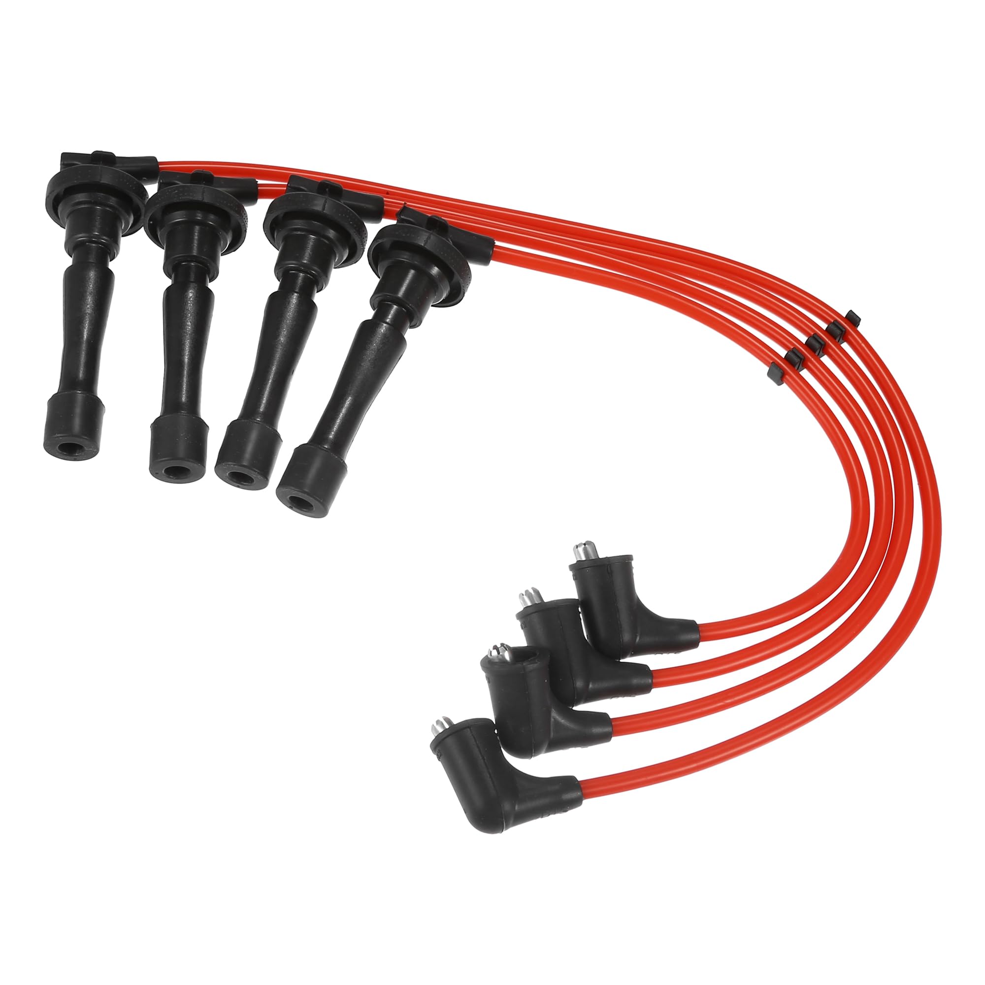 QUARKZMAN Cavi Bobina Candele per Auto, Cavo Fili Bobina di Accensione 6.7mm Adatto per Acura Integra 1996-2001 1.8L e per Honda CR-V 1997-2001 No.32700PHK003 - Confezione da 4