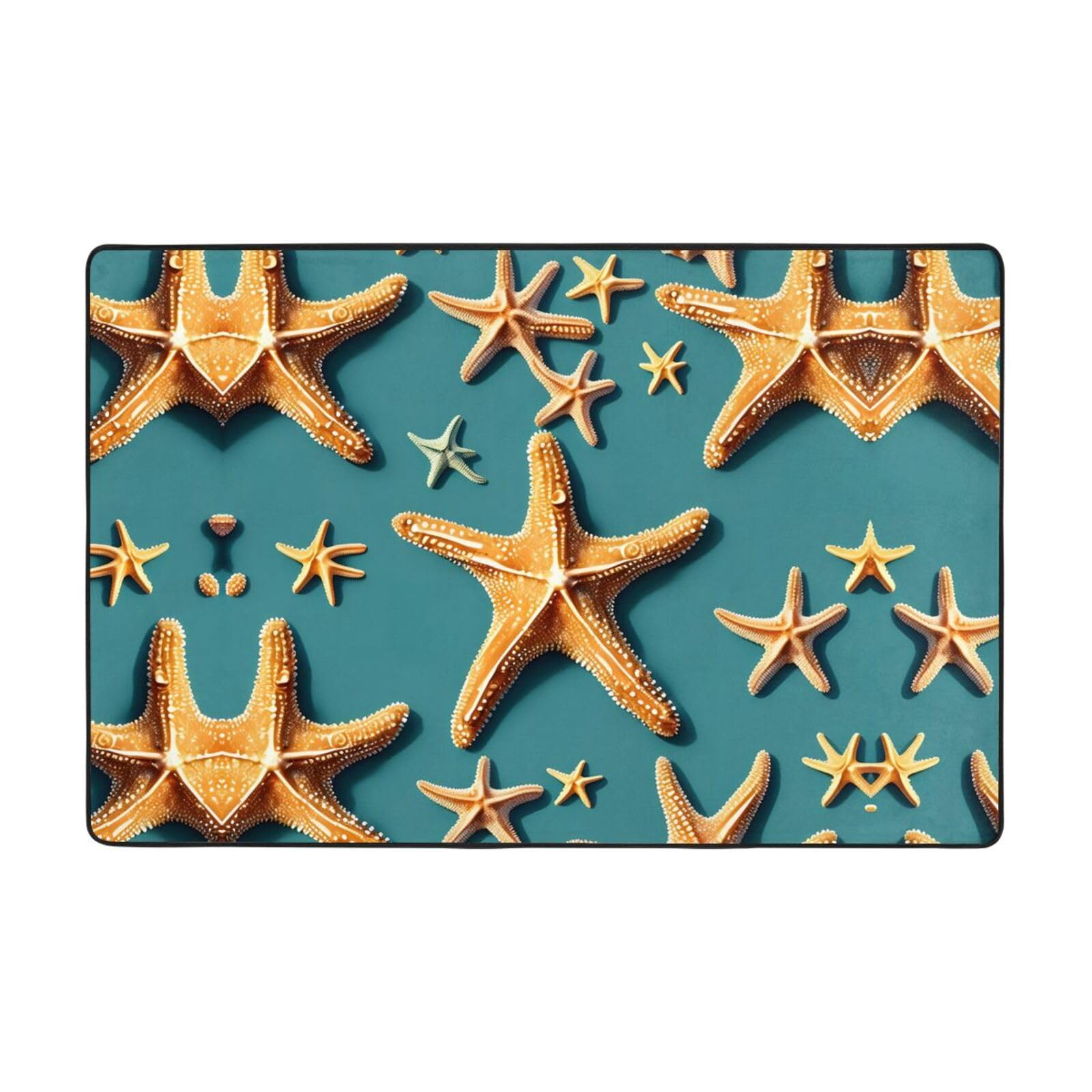 Tapis chambre d'enfant étoile de mer pour créer un coin lecture