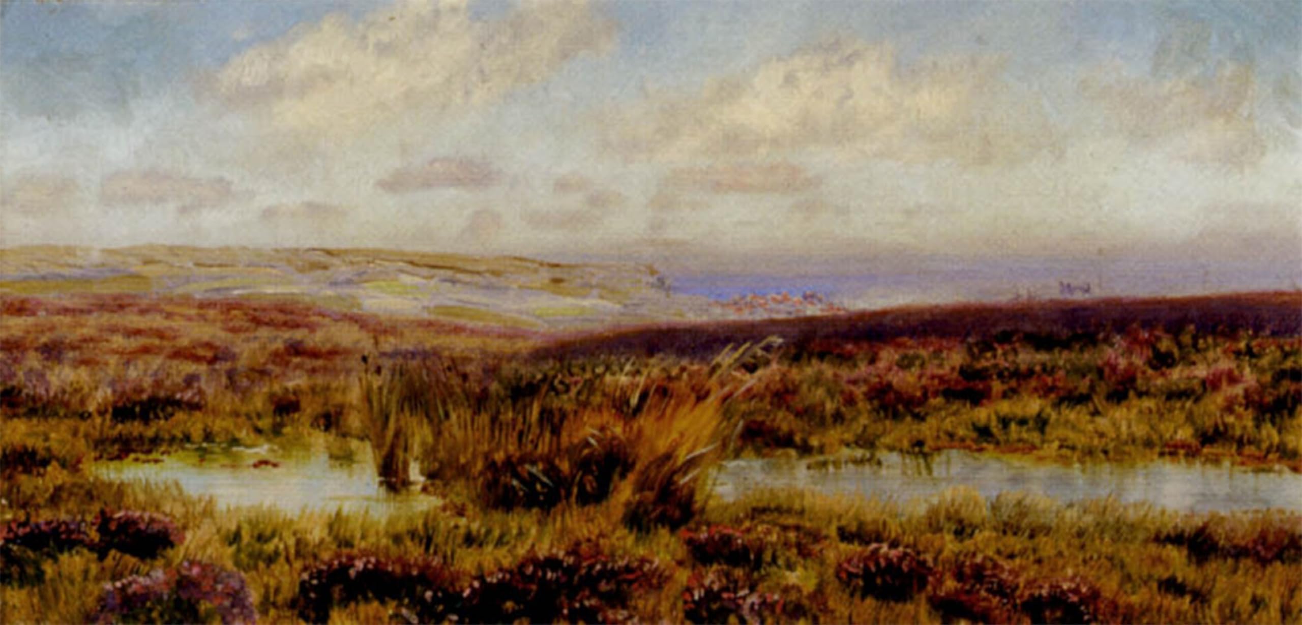 POSTERIIk Famous Print Pop Art Wall Art Graffiti Sketch of Fylingdales Moor by John Brett Art Prints for Home Decor 60x90cm