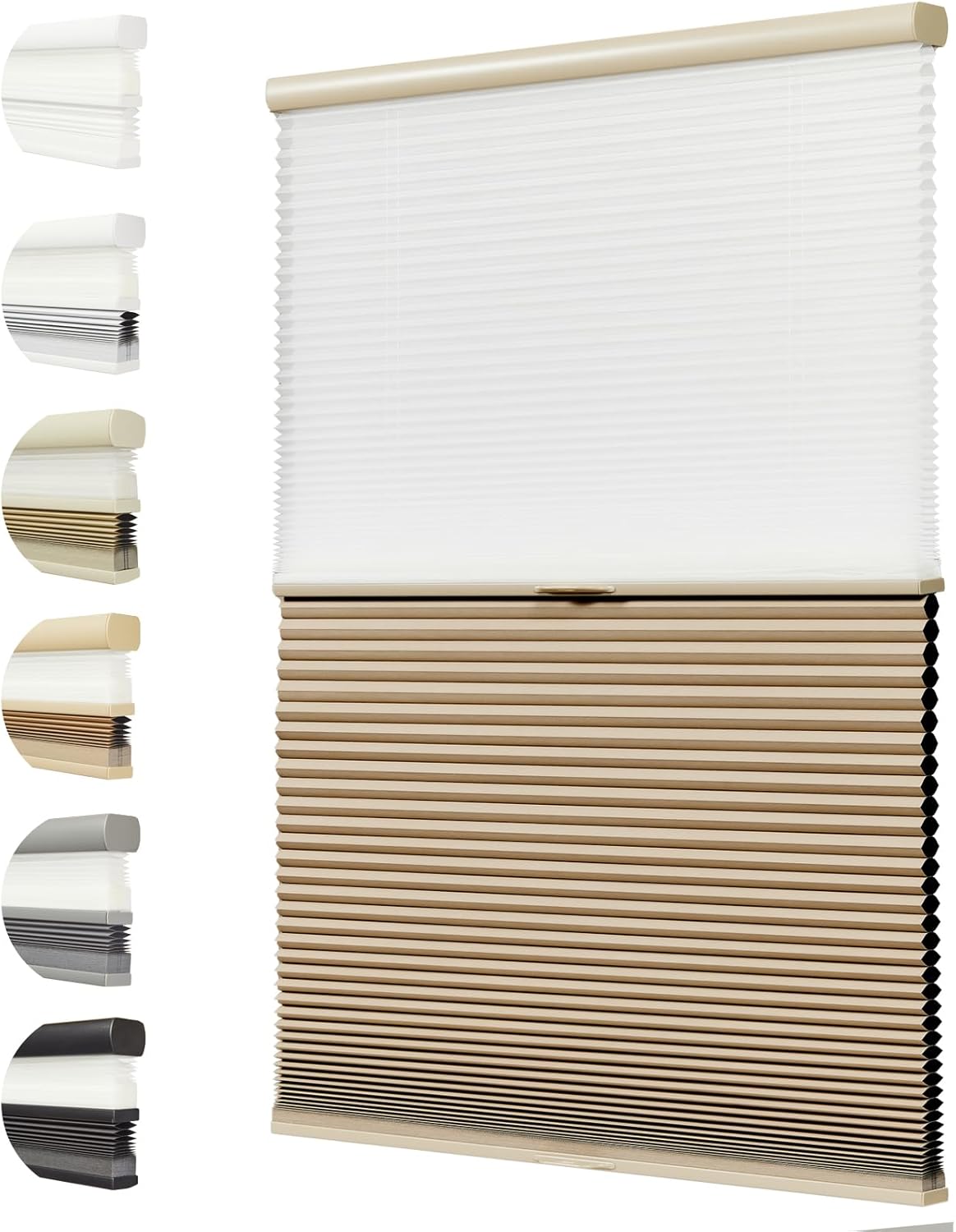 Persilux Custom Size Top Down Bottom Up Blackout Blinds for