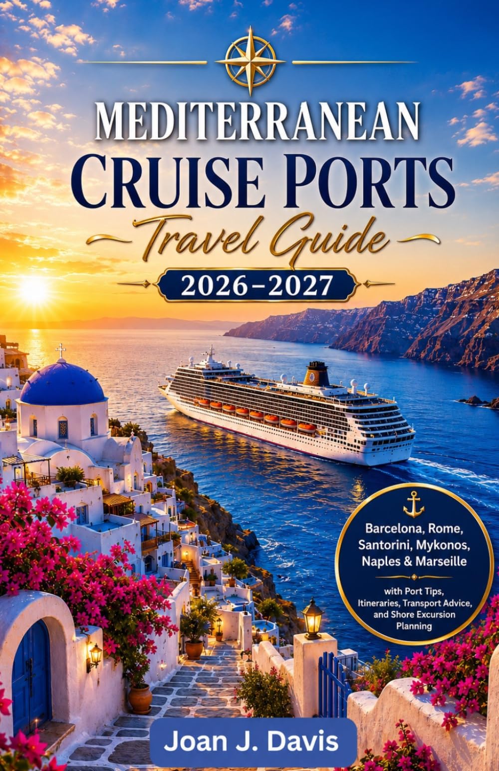 Mediterranean Cruise Ports Travel Guide 2026–2027: Barcelona, Rome, Santorini, Mykonos, Naples & Marseille with Port Tips, Itineraries, Transport Advice, and Shore Excursion Planning