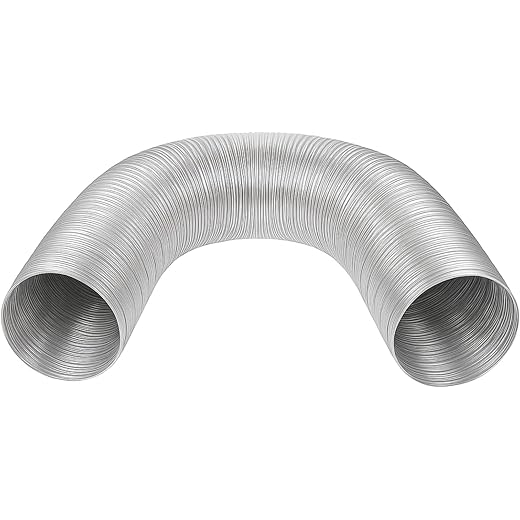 AMPEREUS 4 Inch 10 Feet Chimney Pipe for Kitchen Exhaust Sil