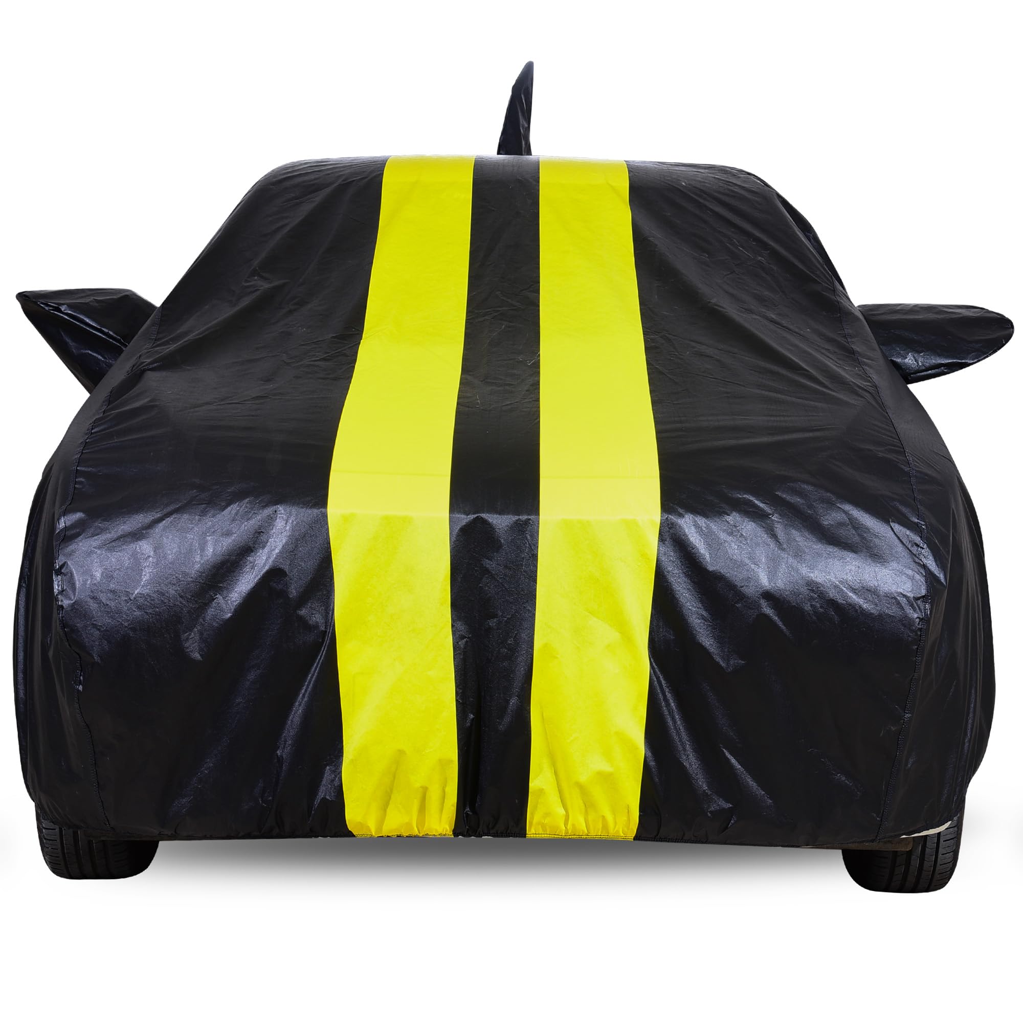 Autofact 210D SuperDuper Waterproof Car Cover for Maruti Ignis | Mirror & Antenna Pockets, UV & Heat Resistant, Windproo