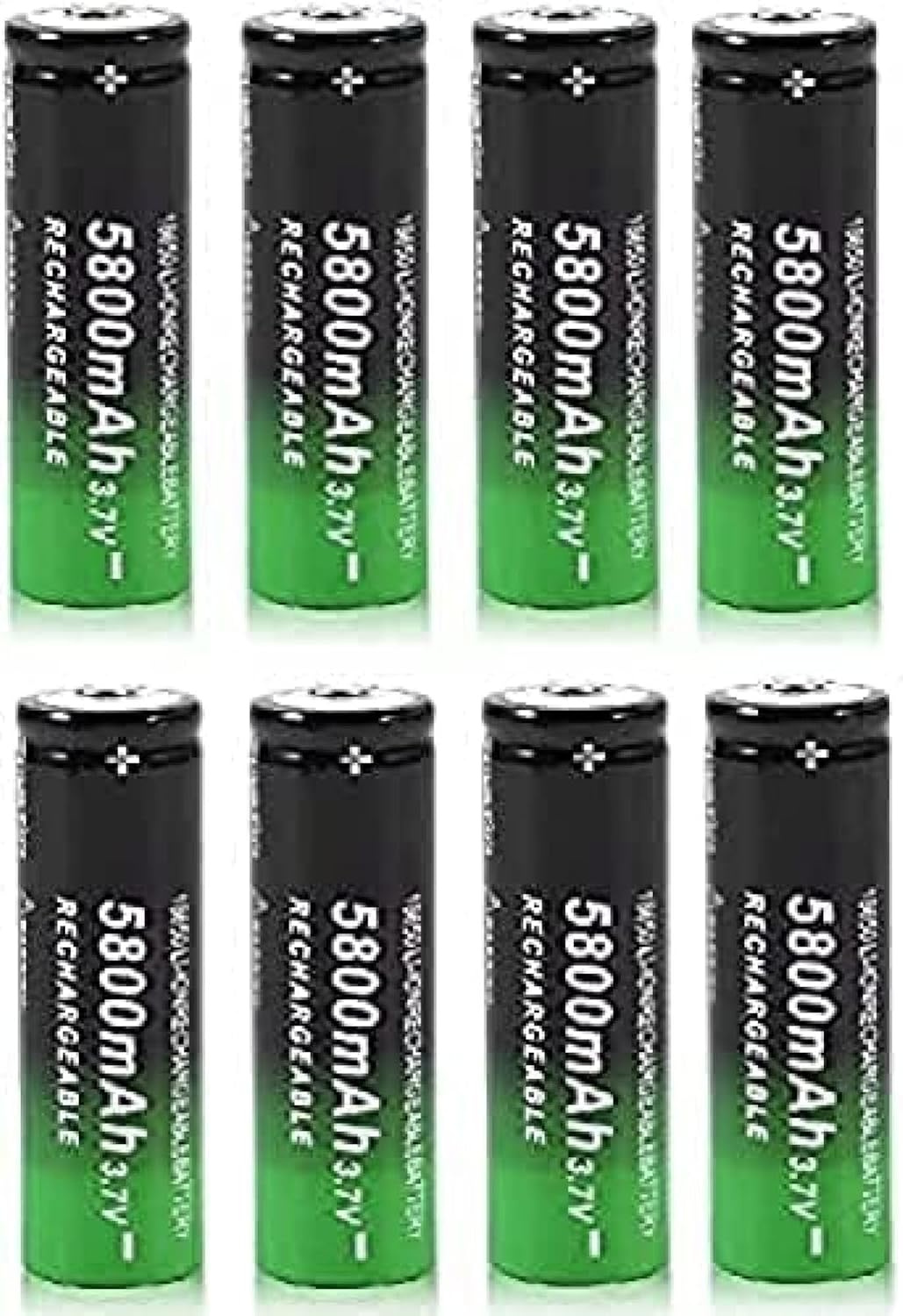 3.7V 5800mAh 大容量イオンボタン電池 LED 懐中電灯、緊急照明、電子機器用 8 個 3.7Vイオン、9900mAhボタン付き、強力ライト、  電子機器用、10個パック 18650 リチウムイオン充電池 2本セット 3.7V 2600mAh PSE 保護回路付き 突起あるタイプ 充電電池  3.7V9.62Wh ...