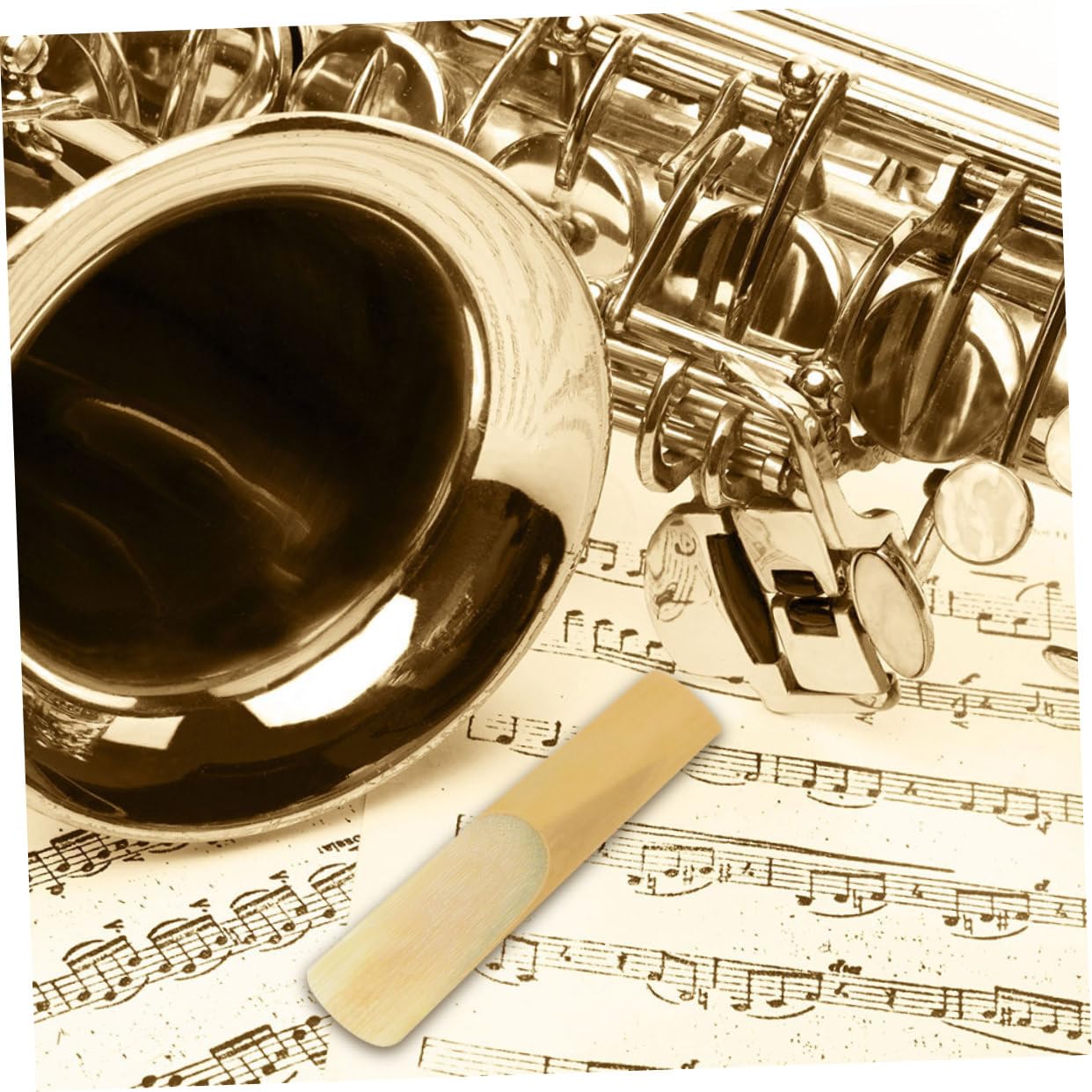 BESTonZON 80piezas Reeds De Saxofón Tenor Repuestos Para Saxofón Tradicional Accesorios Para Músicos Sonido Estable Para Jazz y Clásico