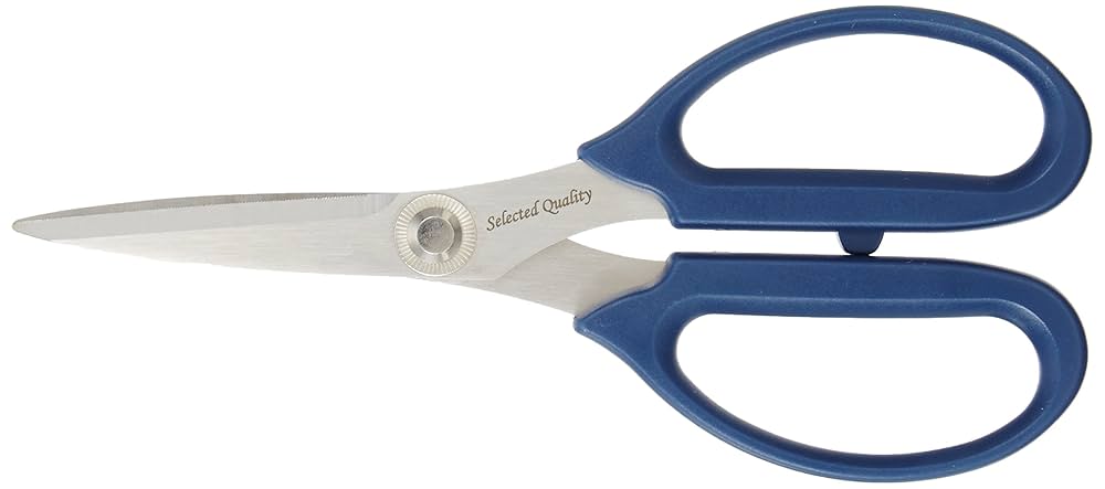 Amazon.co.jp: ギザ刃付クラフトはさみ 175mm ダークブルー HT