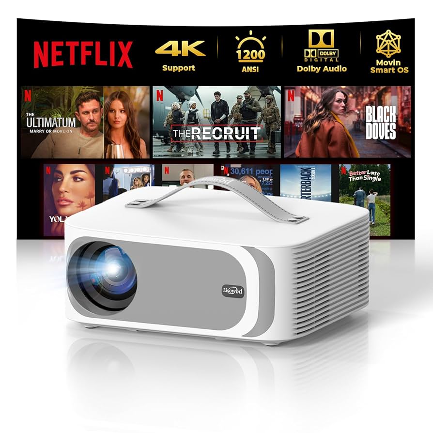 Lisowod プロジェクター本体 Android TV 14.0 Amazon.co.jp: プロジェクター【Android TV 14＆1000ANSI