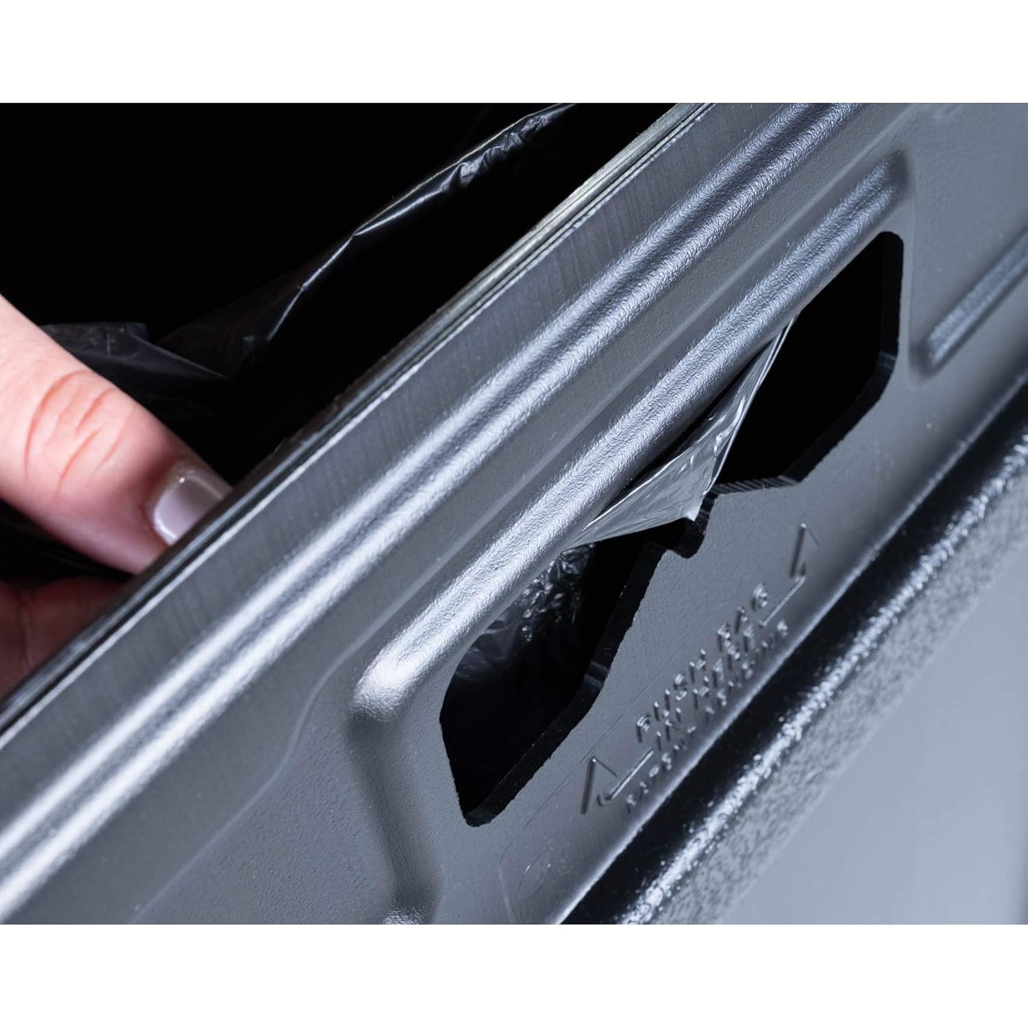 Commercial Zone 732101 Open-Top Indoor/Outdoor Square 42 Gallon Large Waste Trash Container Bin, Black : Industrial & Scientific