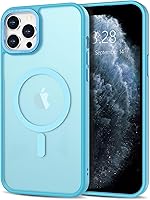 Vista 228 de Anuck - Funda magnética para iPhone 11 compatible con MagSafe, carcasa trasera mate translúcida dura, borde de TPU, delgada, resistente a impactos