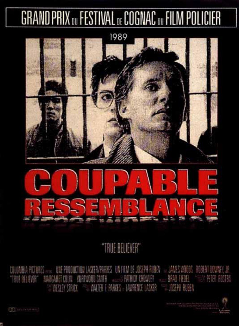 Coupable Ressemblance affiche cinéma originale 1988 cadeau cinéphile vtg - 2
