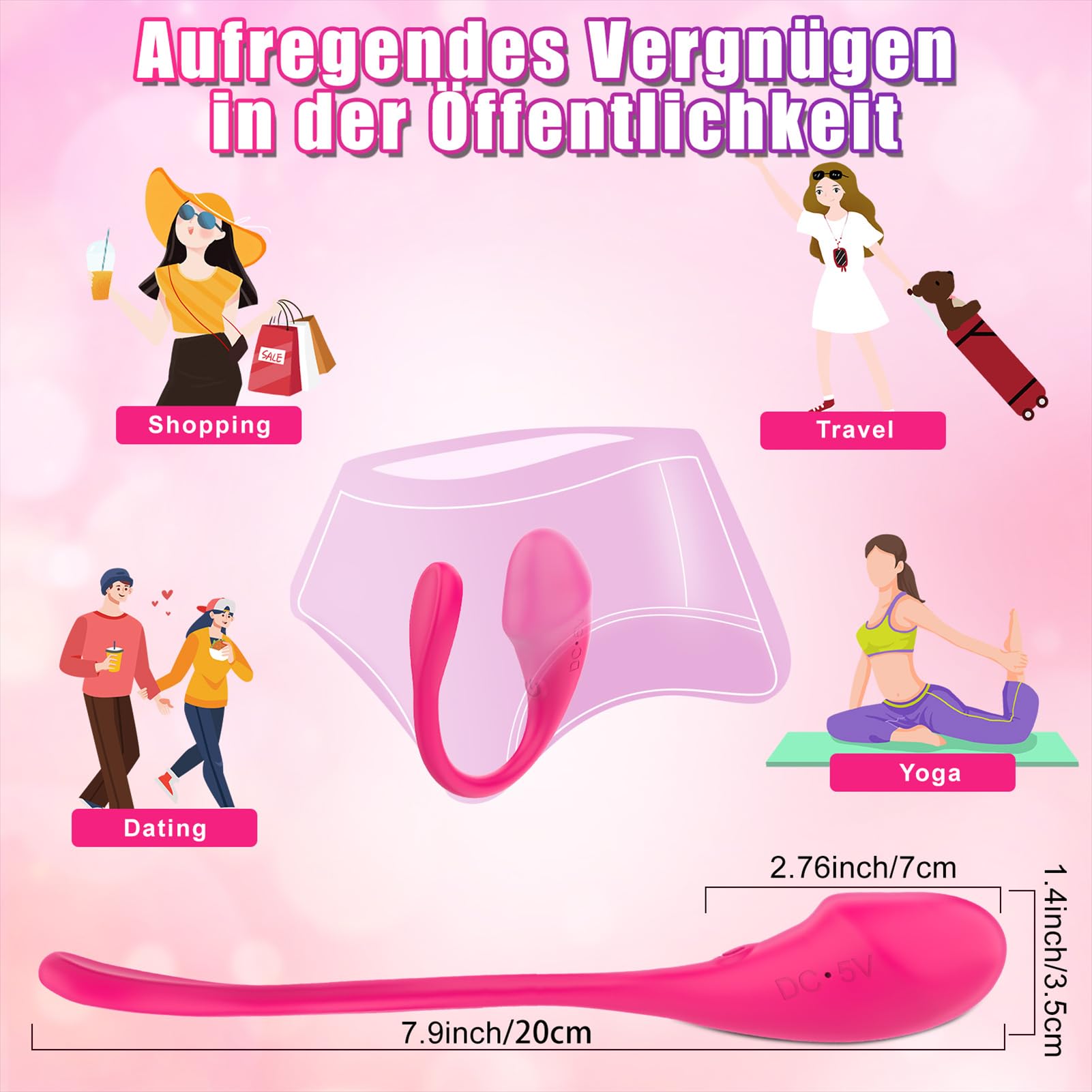Vibrator Sex Toy for Women Men Couples