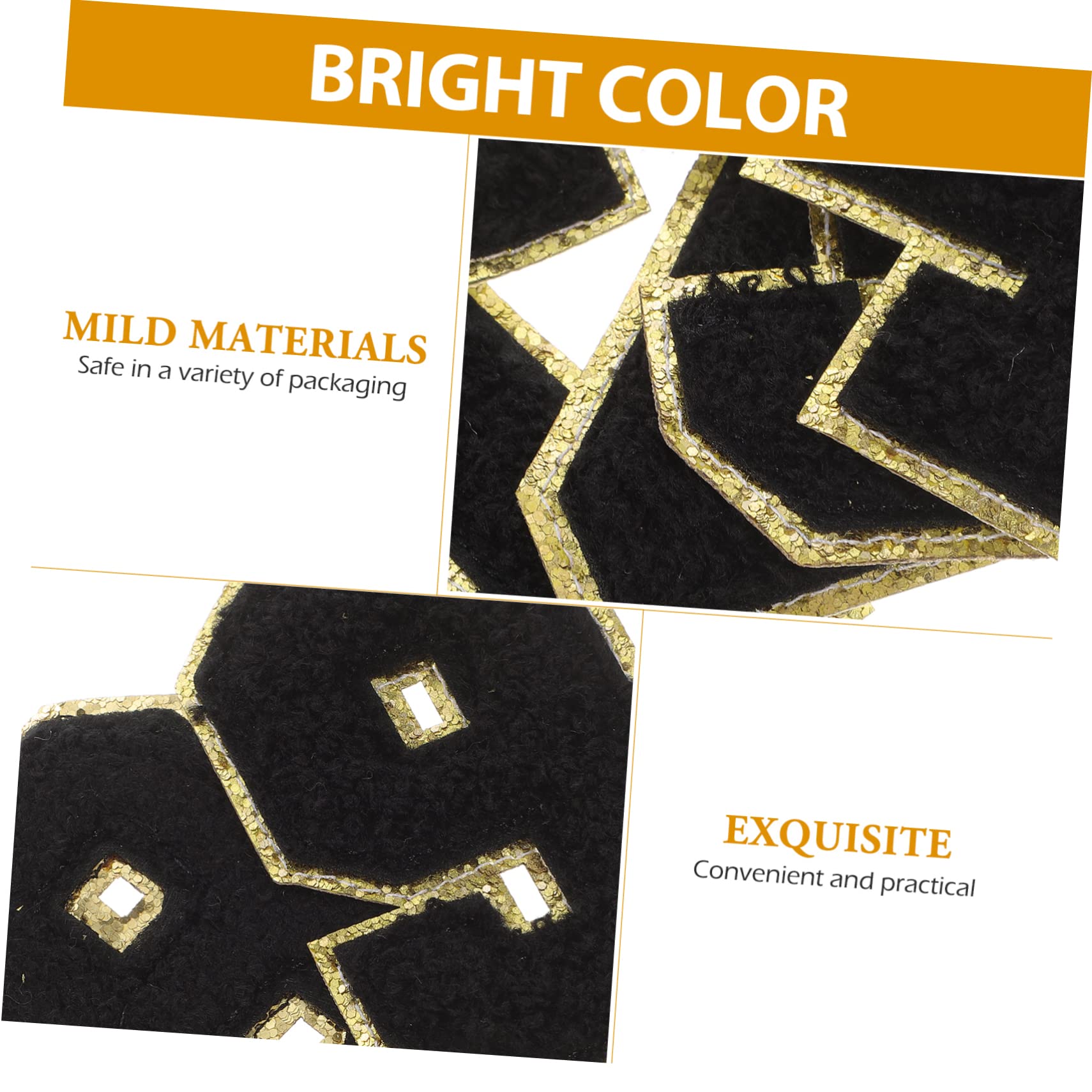 TEHAUX 60pezzi Patches Decorativi Ricamati Per Abbigliamento Toppe Numeriche Applique Per Jeans Borse e Accessori Per Fai Da Te e Decorazioni Moda