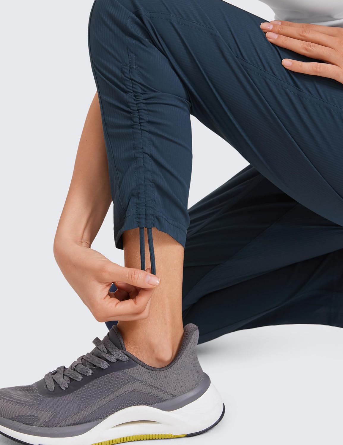 CRZ YOGA Womens Casual 7/8 Pants 27" - Lightweight Workout Outdoor Athletic Track Travel Lounge Joggers Pockets - Image 6