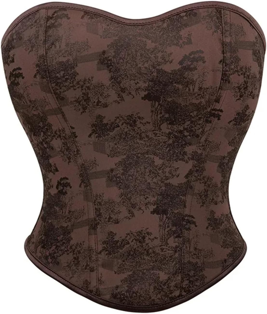 Women's fashionable lace up tight corset