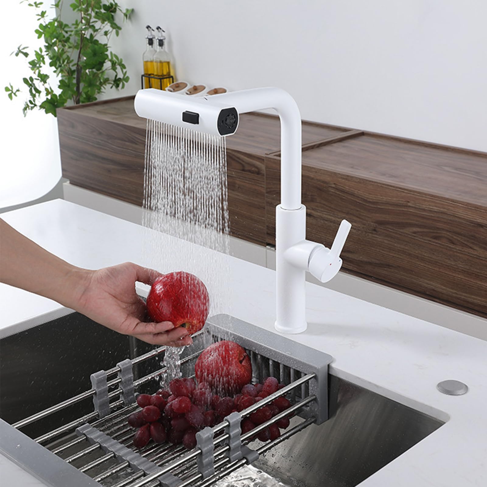 Robinet de cuisine sans contact avec pulvérisateur extractible, 20