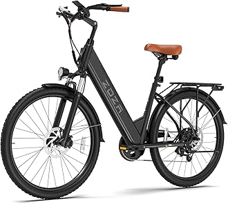 ElectricBikeforAdults26'',1200WPeakMotor,65MilesMaxRangeEBikeforAdultswith7-Speed,48VRemovableBattery,FrontSuspension,AdultElectricBicycleforCommuteBeachSnow