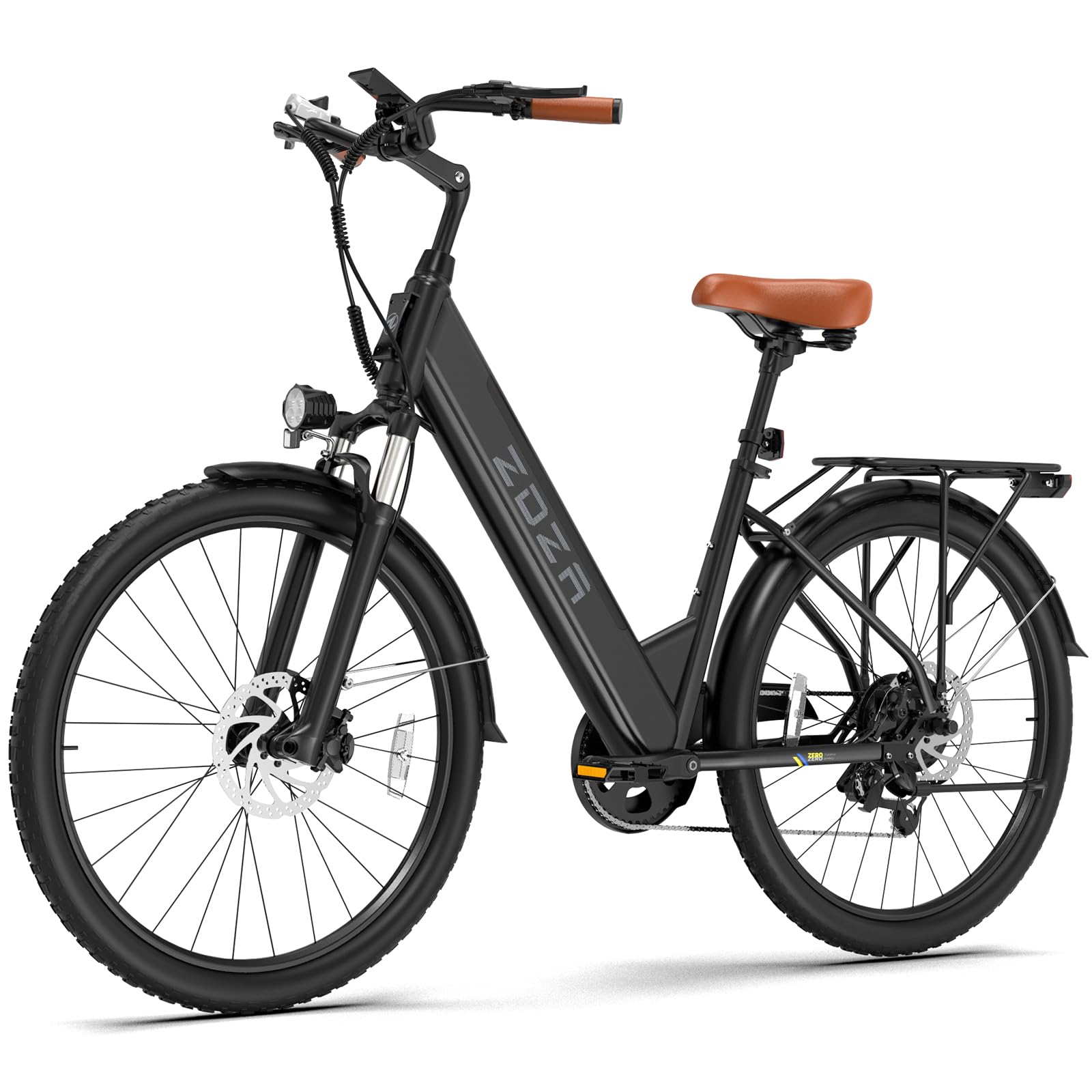Electric Bike for Adults 26'', 1200W Peak Motor, 65 Miles Max Range E Bike for Adults with 7-Speed, 48V Removable Battery, Front Suspension, Adult Electric Bicycle for Commute Beach Snow