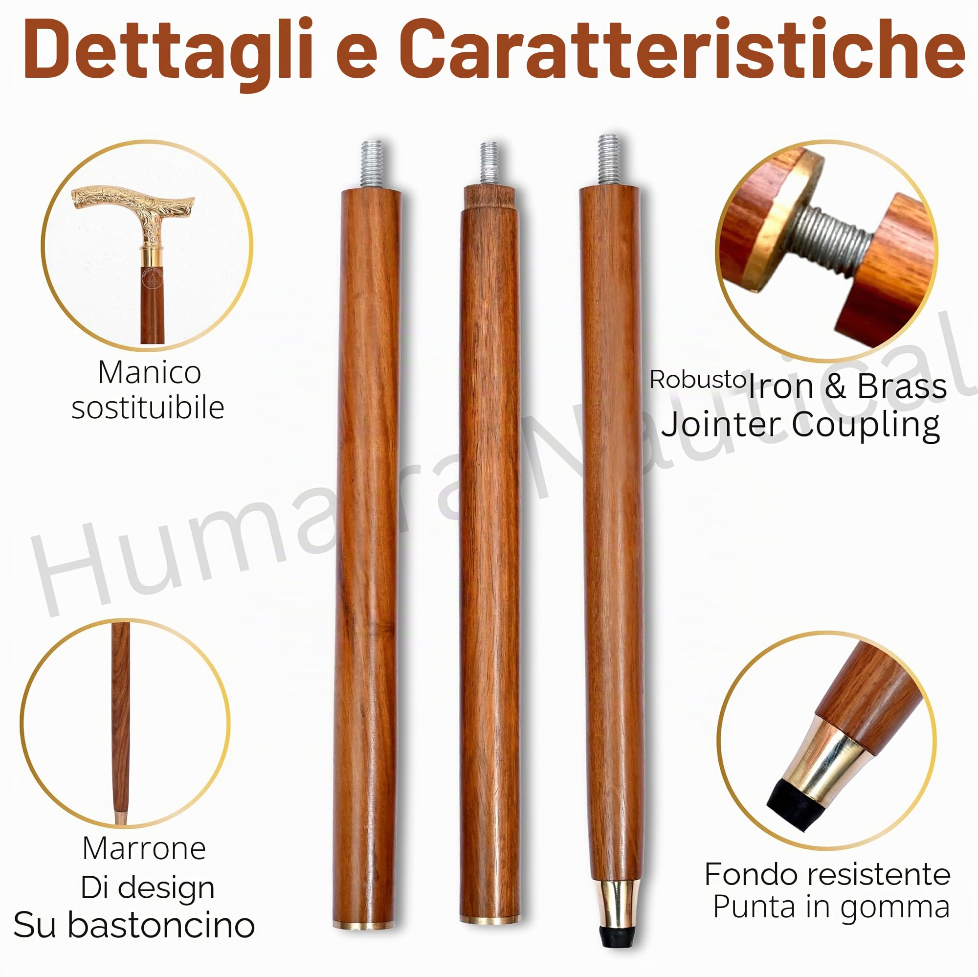 Bastone da passeggio in ottone con manico a T, 94,4 cm, realizzato a mano con manico in ottone massiccio, stile antico, per uomini e donne, regalo decorativo per uomini, donne, anziani