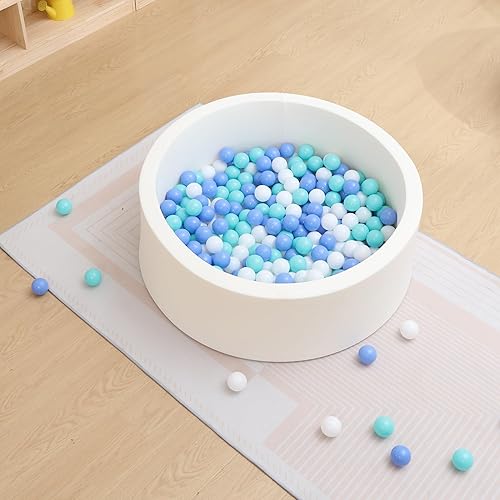 Miniatura 2 de Pelotas para niños pequeños, 100 unidades, pelota de plástico sin BPA para niños y niños, bolas a prueba de aplastamiento de 2.16 pulgadas, juguetes