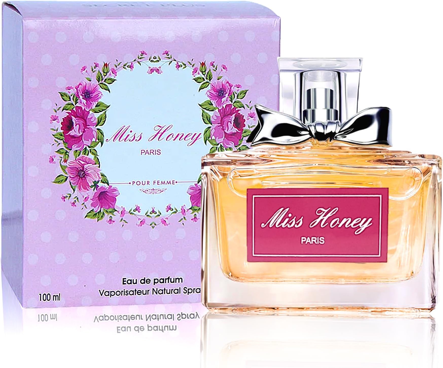 Women Mis Honey Perfume,Natural Spray Fragrance for Women Sweet Scent Eau De Parfum 3.4 Fl Oz